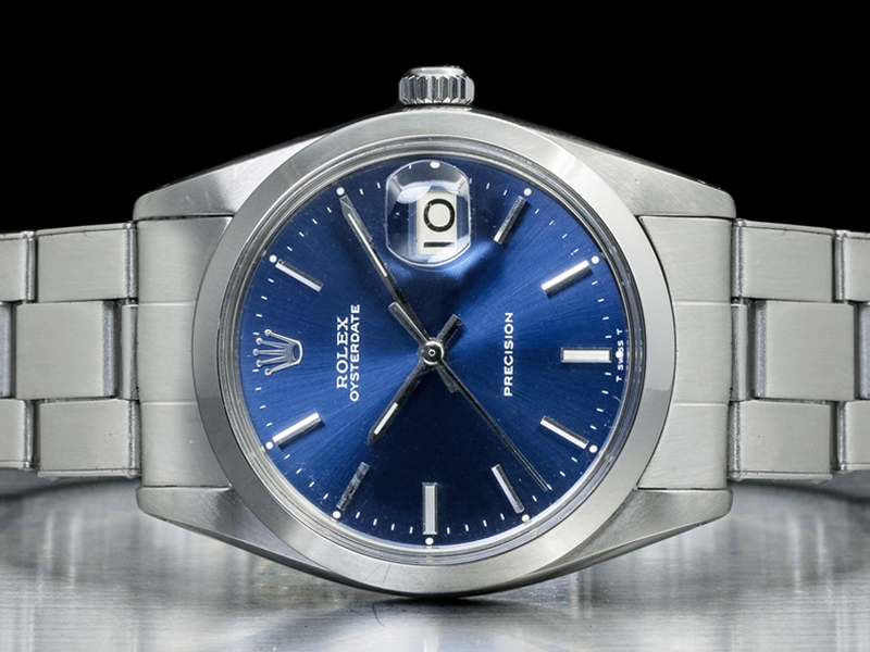 rolex precision blue dial